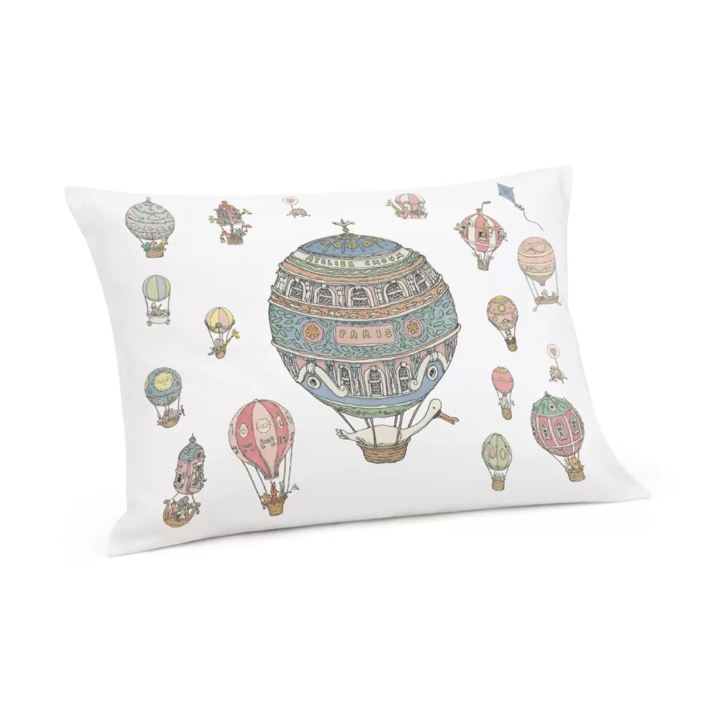 Atelier Choux Satin Cushion – Hot Air Balloons