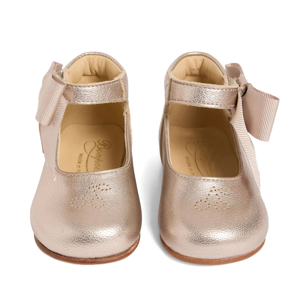 Bonpoint Jai Leather First Step Shoe