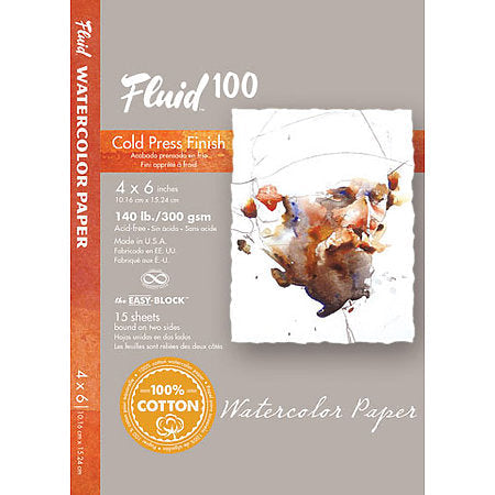 Fluid 100 Watercolor Paper Blocks