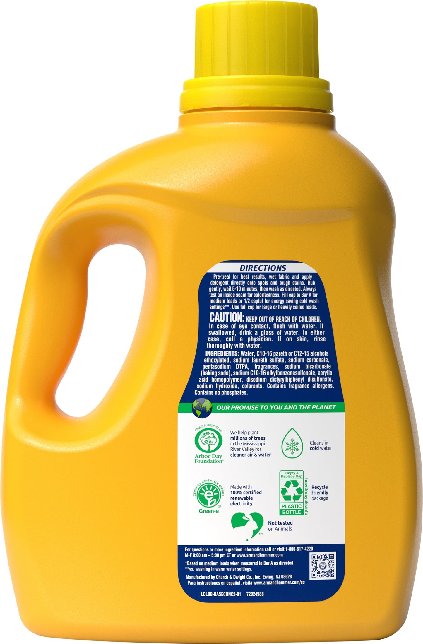 Arm & Hammer Clean Burst Liquid Detergent - 105 FZ 4 Pack