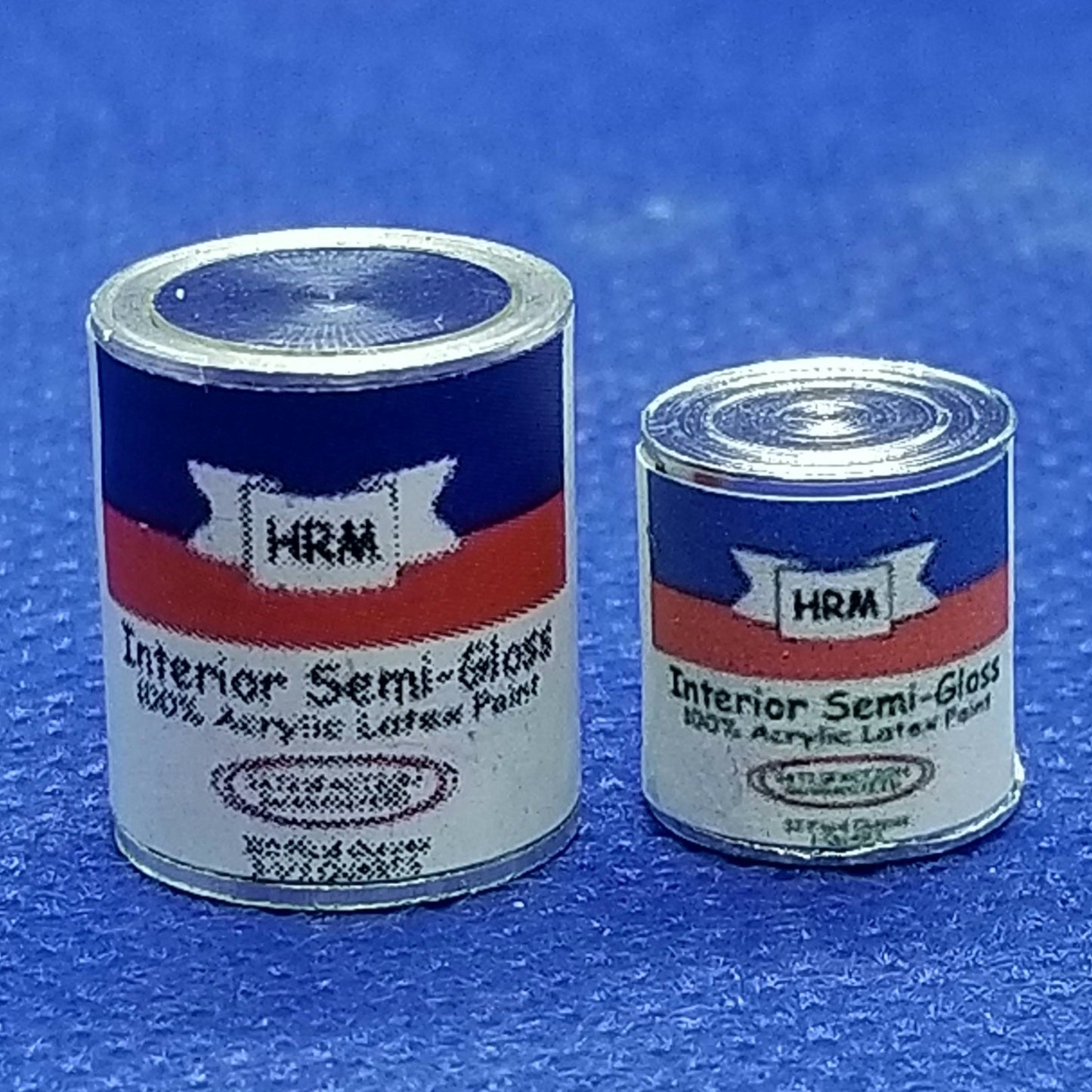 Miniature Paint Cans - Set of 2 - 1/12 Scale
