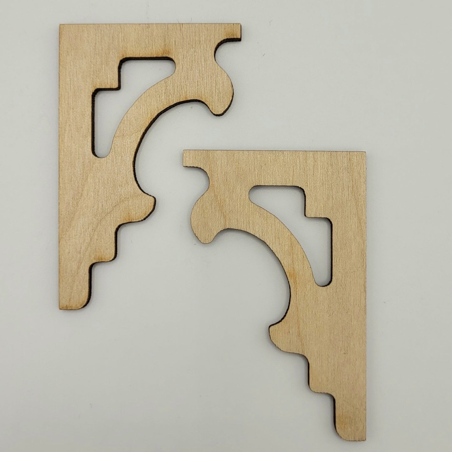 Basic Laser Cut Corbel - Unfinished - 1/12 Scale Dollhouse Miniature