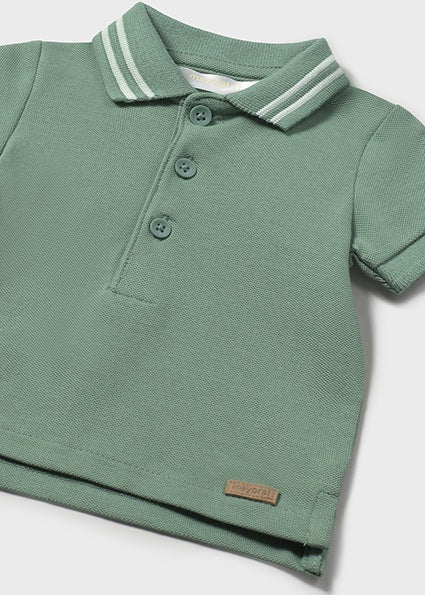 Broccoli Short Sleeve Polo Shirt - Select Size