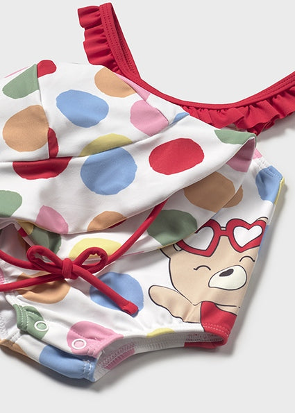 Bear Bathing Suit w/Hat- Select Size
