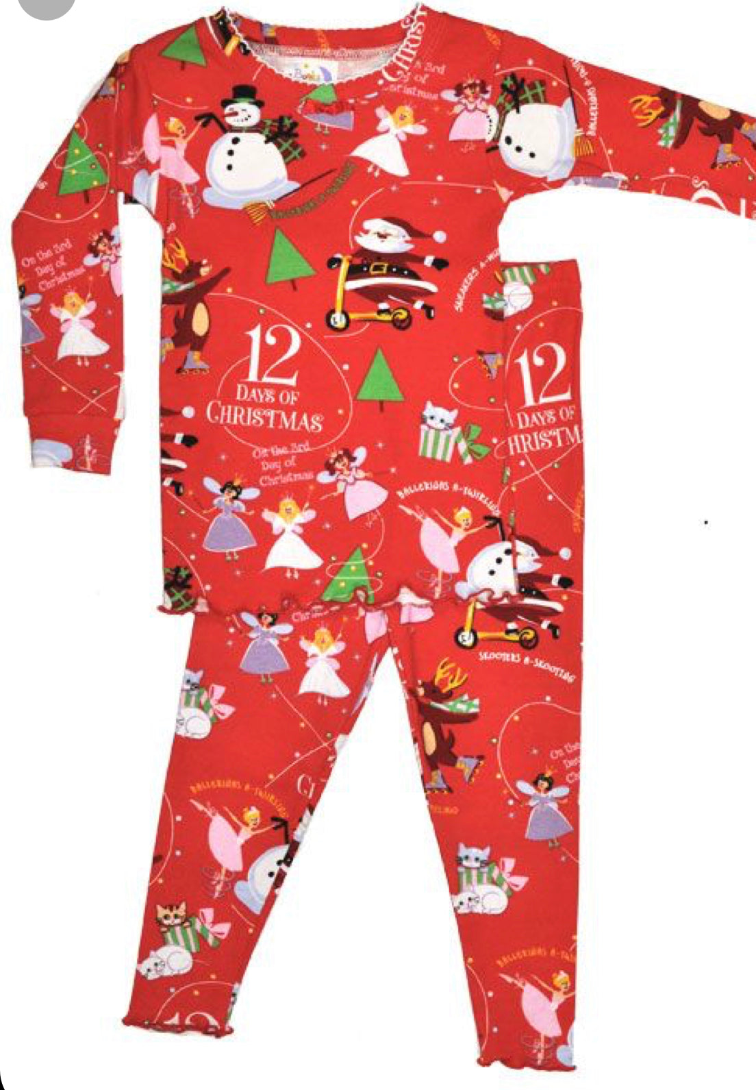 12 Days of Christmas - Girlâs Pajamas