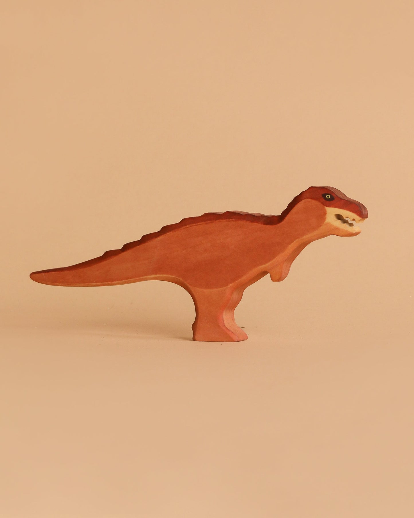 Handmade Holzwald Dinosaur - T-Rex Maroon