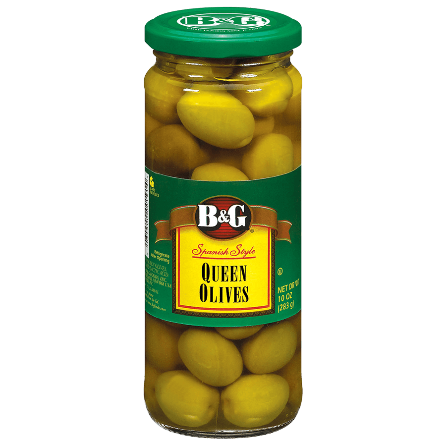 B&G Queen Olives Spanish Style - 10 OZ 12 Pack