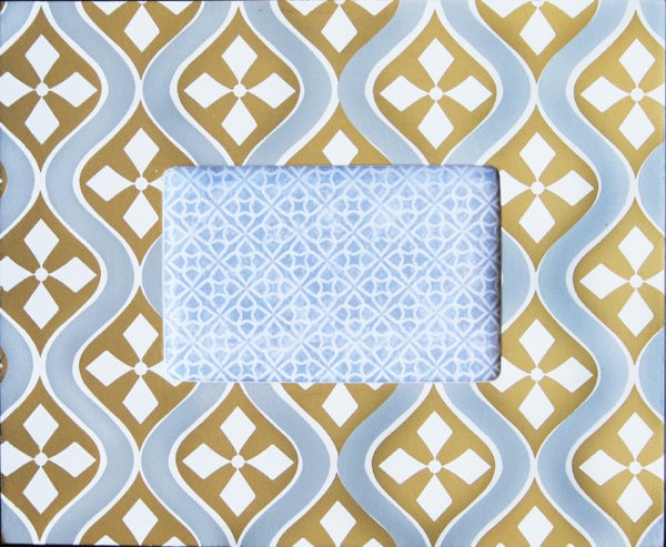 Gold & Silver Mod Picture Frame - 839-G