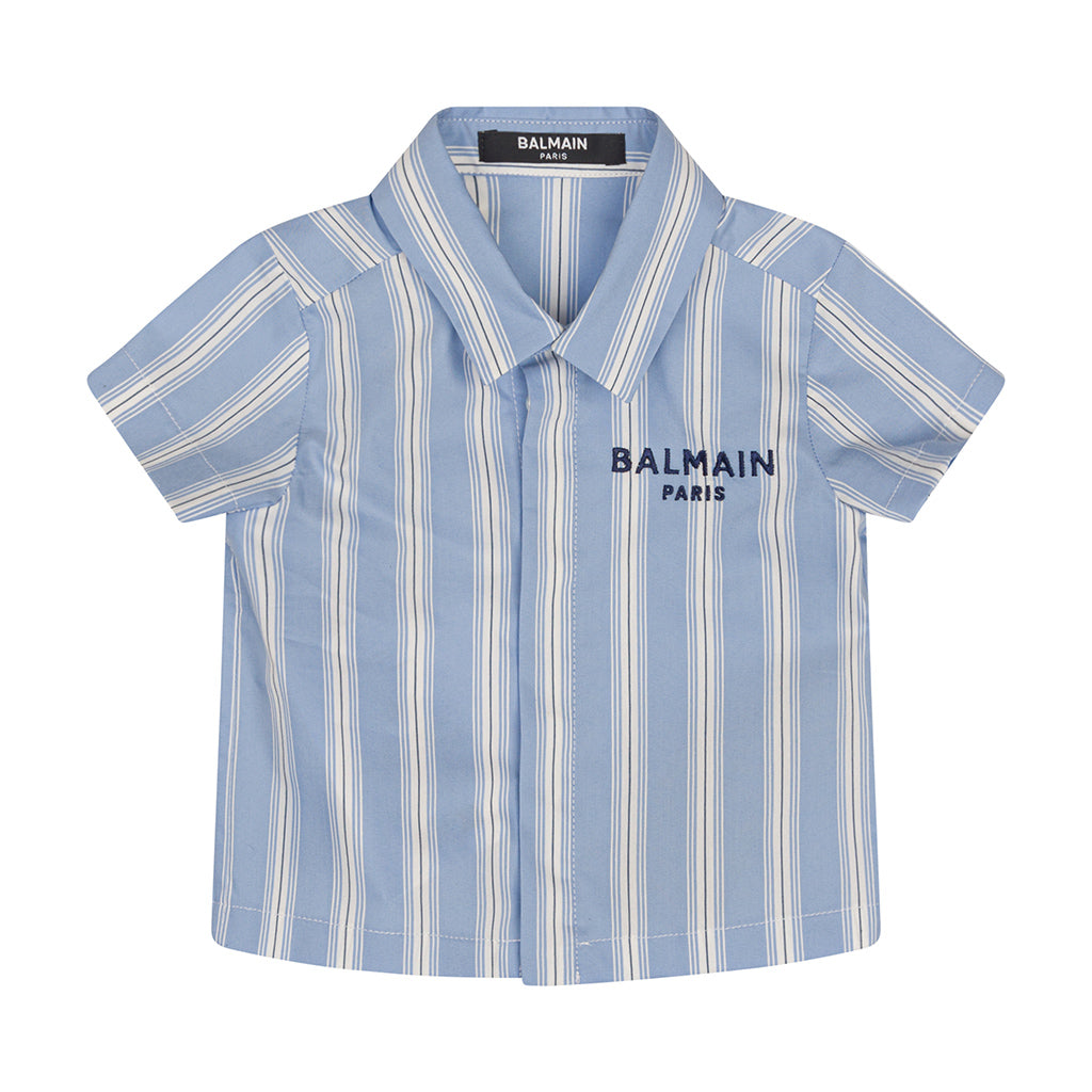 Balmain Kids Striped Shirt