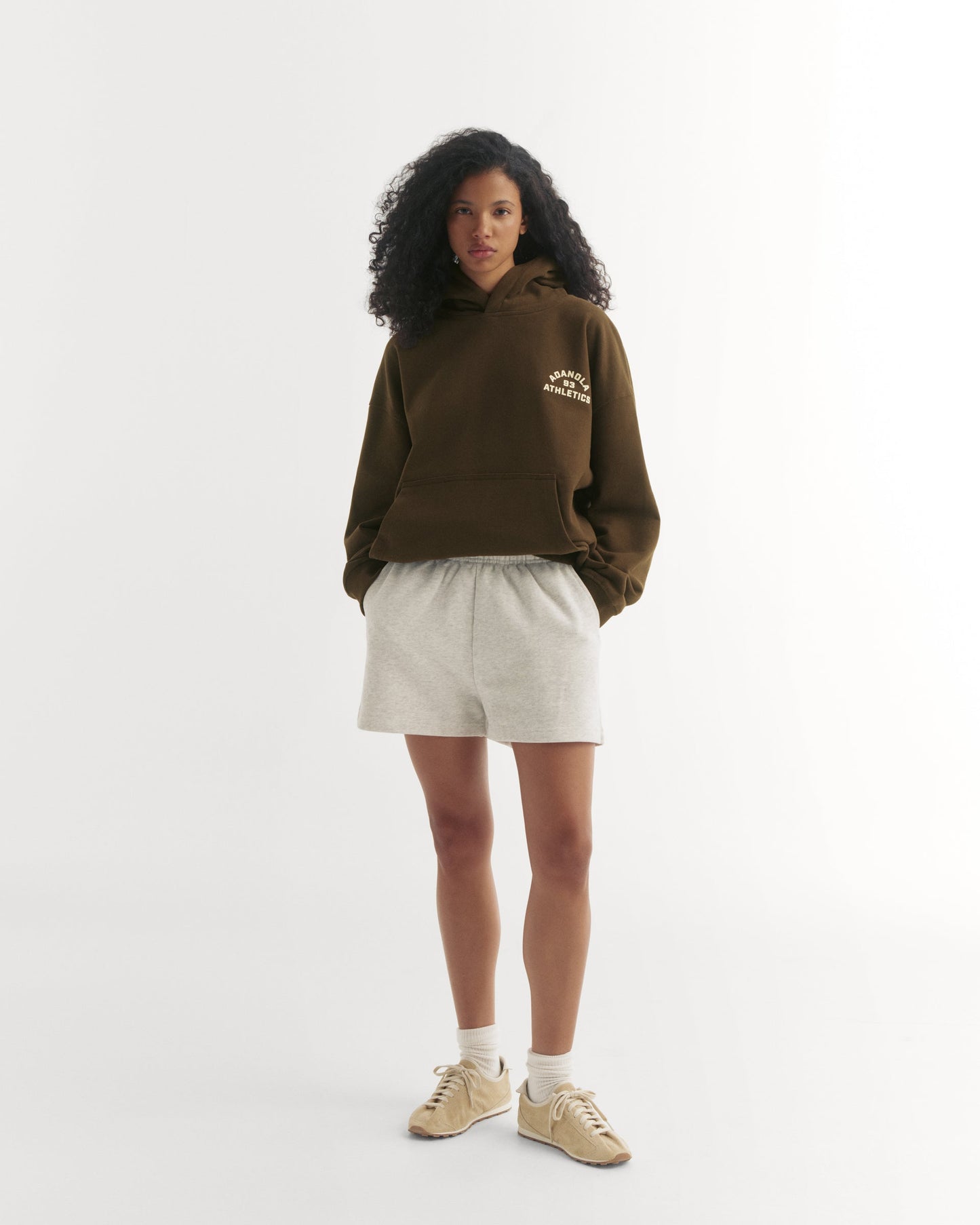 Campus Oversized Hoodie - Fern Green