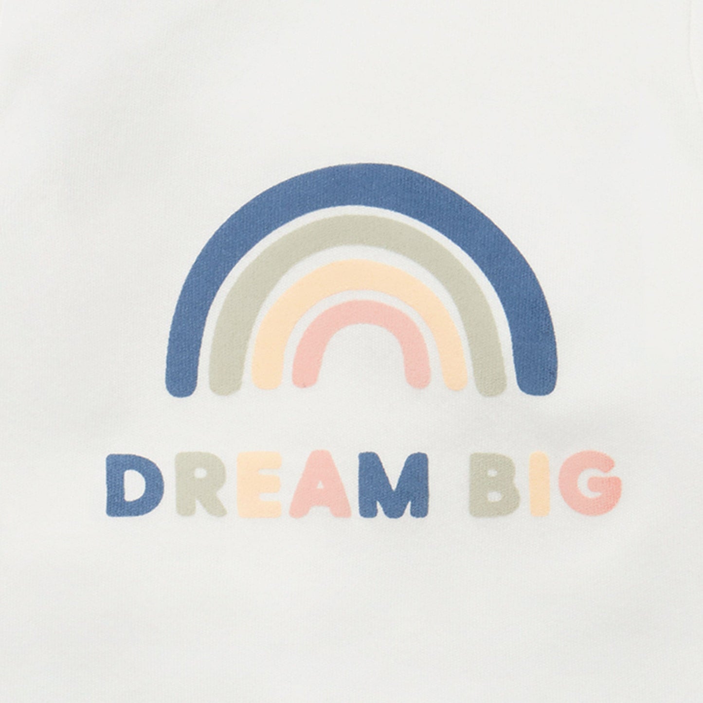 Dream Big Slogan Long Sleeve T-Shirt & Ribbed Leggings Outfit