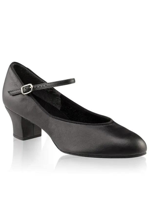 459 Black - Suede Sole Womenâs Jr Footlight Character Shoe - Select Size