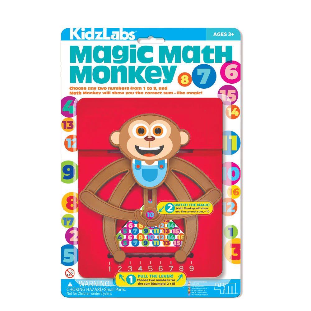 4M Math Monkey KidzLabs Math Toy for STEM Learning Educational Toy