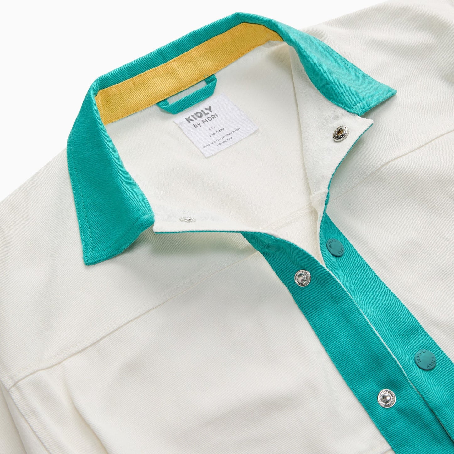KIDLY by MORI Colourblock Cotton Jacket