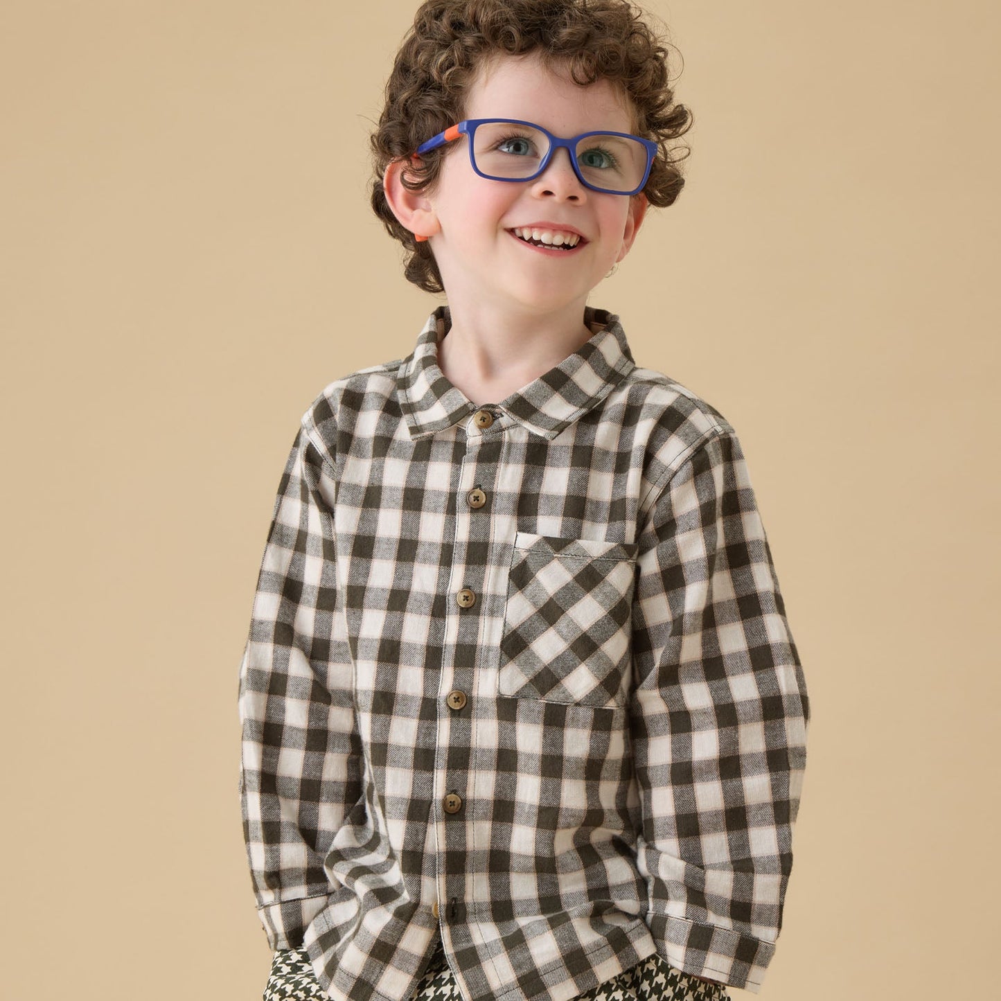 KIDLY by MORI Checked Shirt