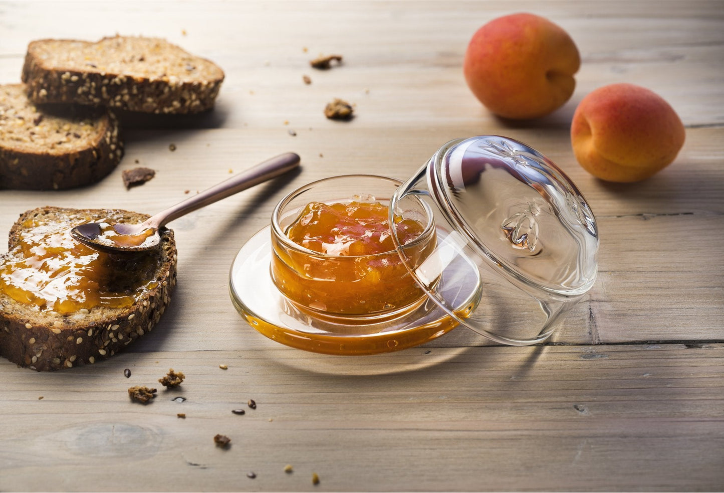 La Rochere Bee Glass, Butter Dish Set