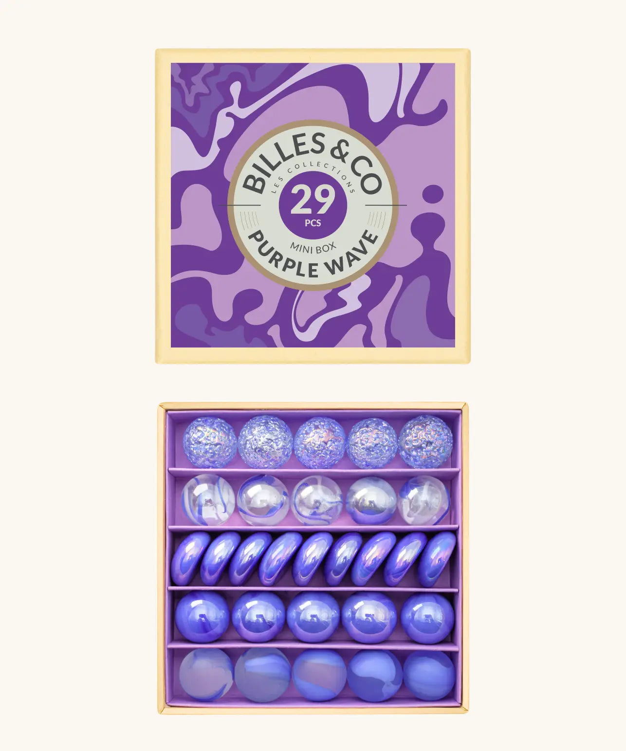 Billes & Co Wave Marbles Mini Box - 29 Pack