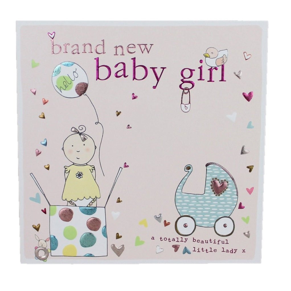 Brand New Baby Girl Card