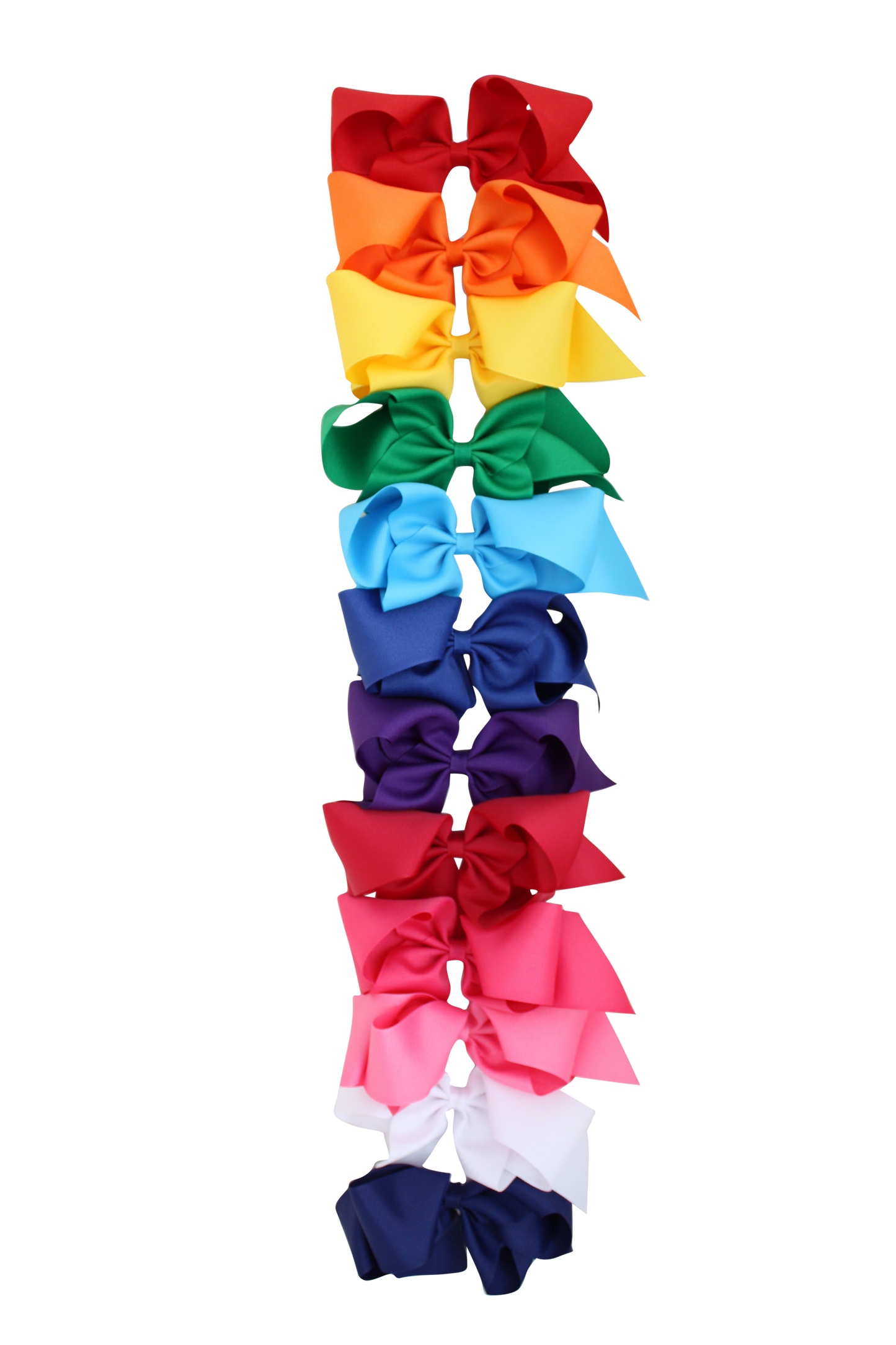 Giant 7â Basic Bright Grosgrain Bows- Select Color