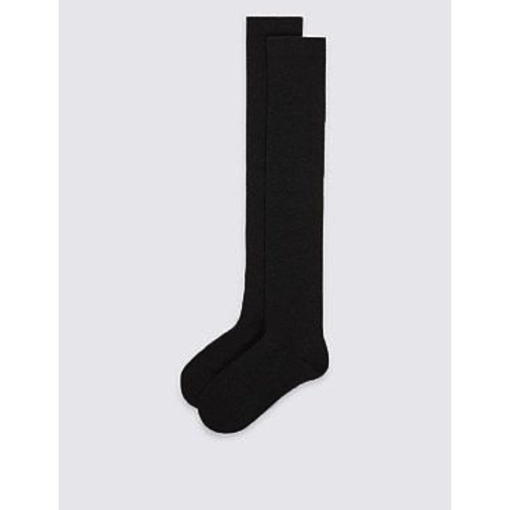 Eco Outfitters Organic Cotton Knee High Socks - Black