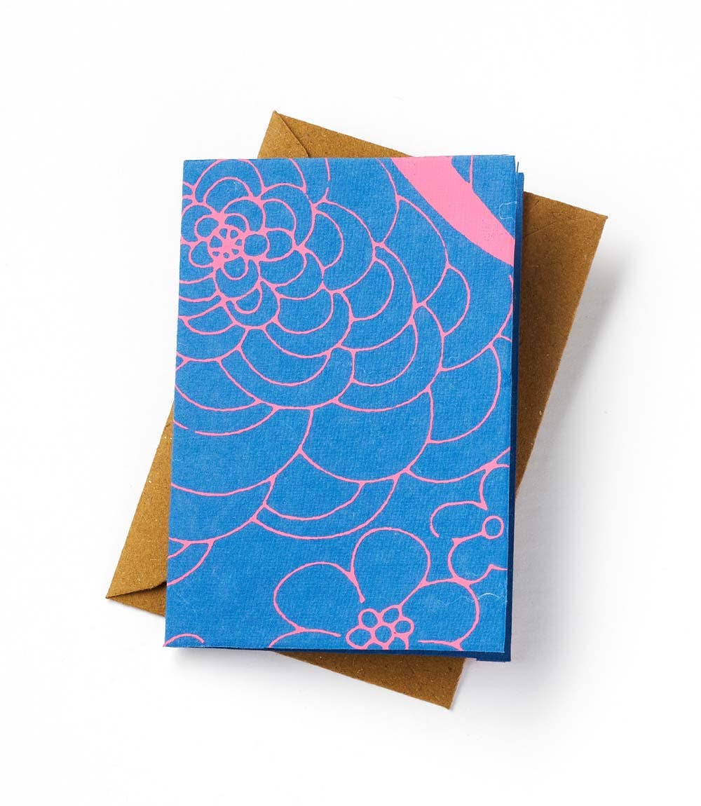 Nikhila 2.75x4 Wrapped Note Cards, Recycled Paper - Assorted