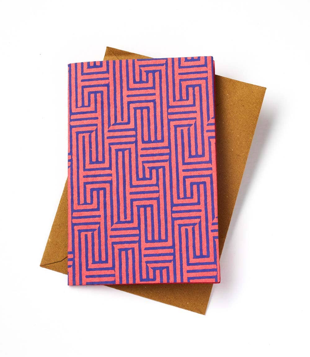 Nikhila 4x6 Wrapped Note Cards, Recycled Paper - Assorted