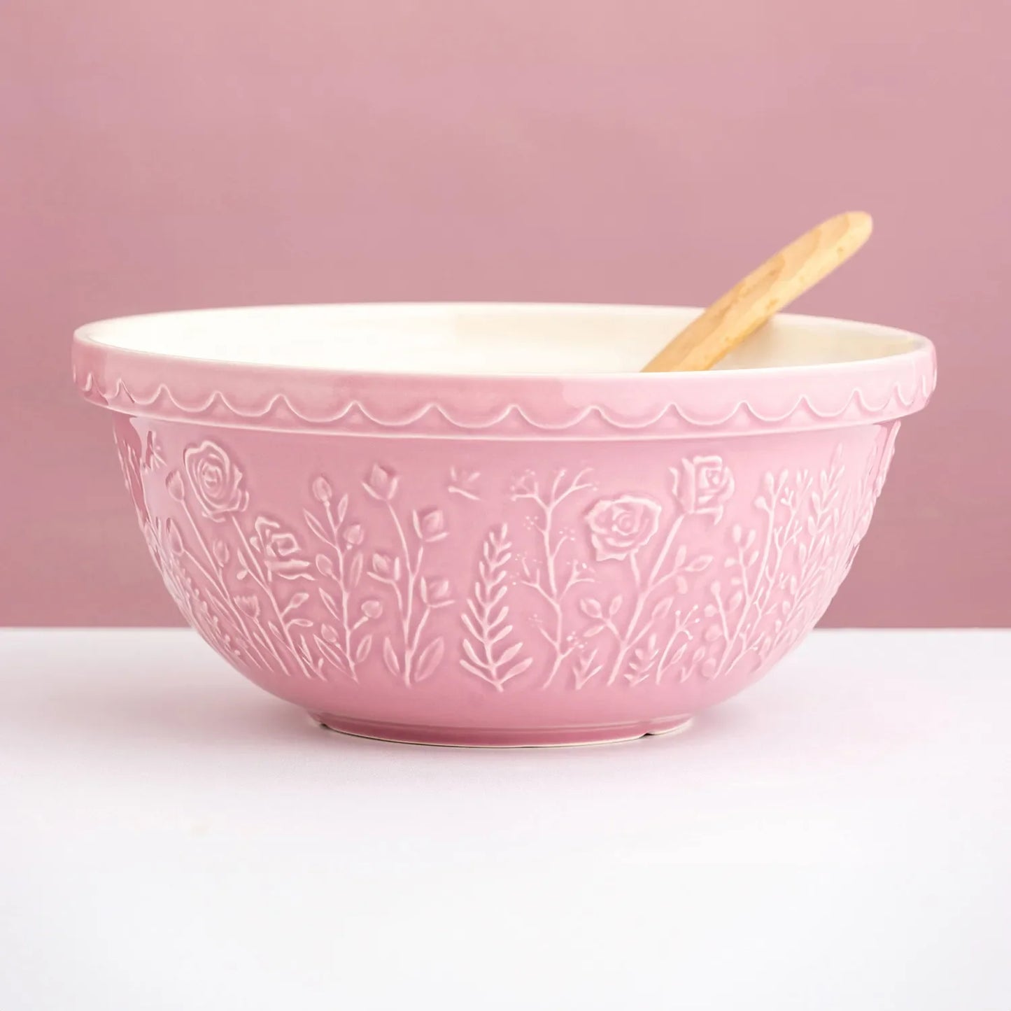 Mason Cash – Mixing Bowl S12 In the Meadow Collection, Rose Pink