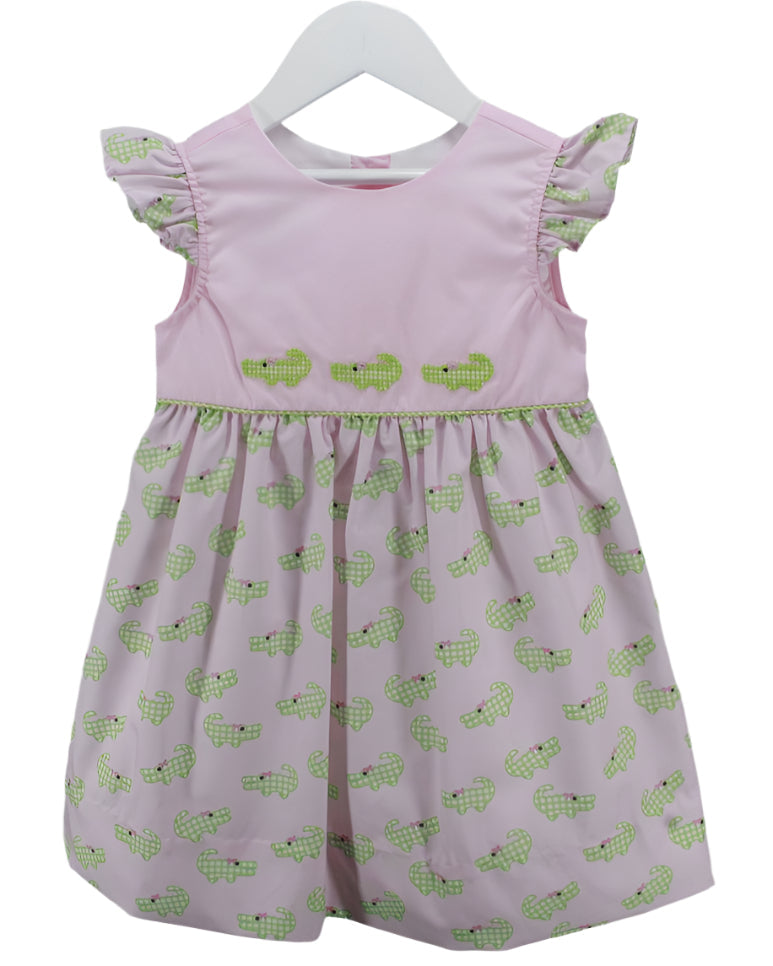 Baby Pink Croc Mary Dress - Select Size