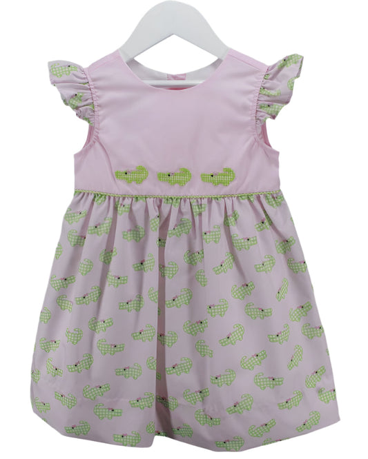 Baby Pink Croc Mary Dress - Select Size