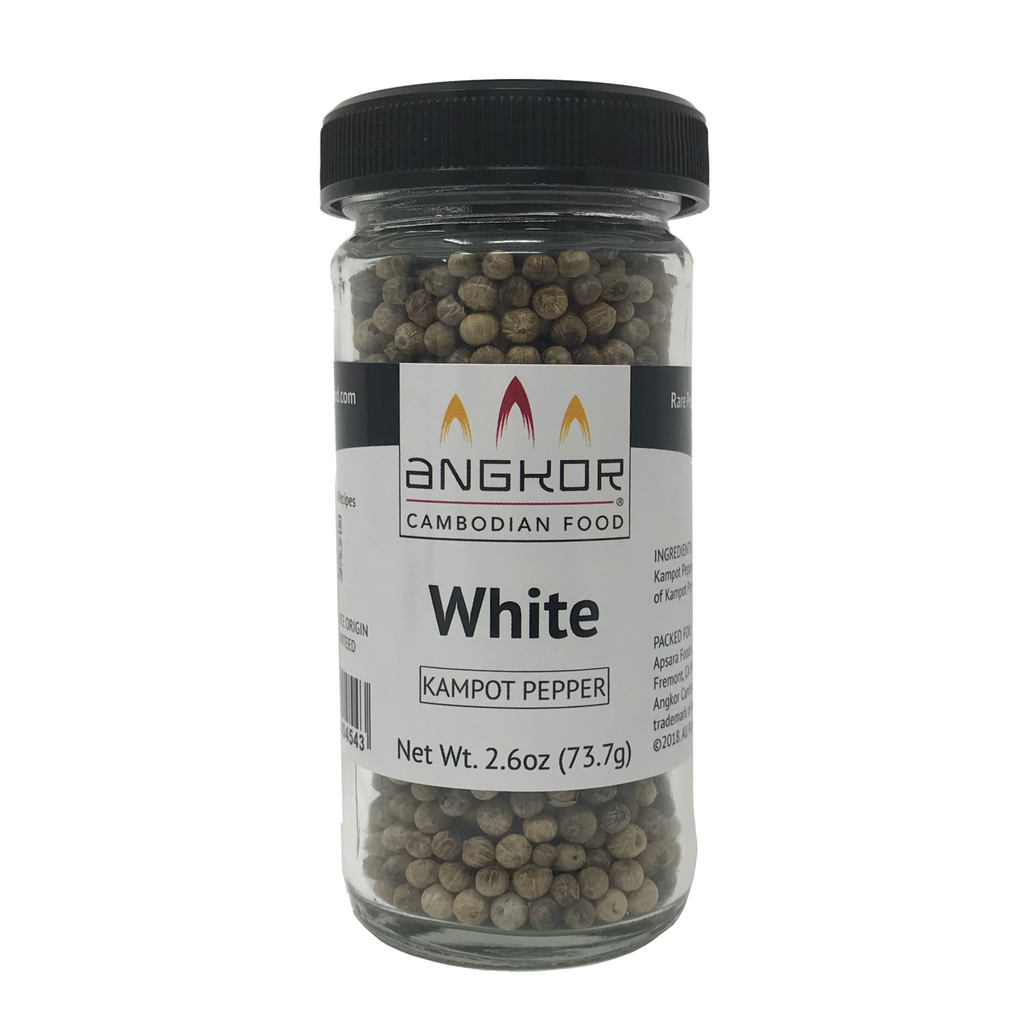 Angkor Cambodian Food White Kampot Pepper - 2.6 OZ 12 Pack