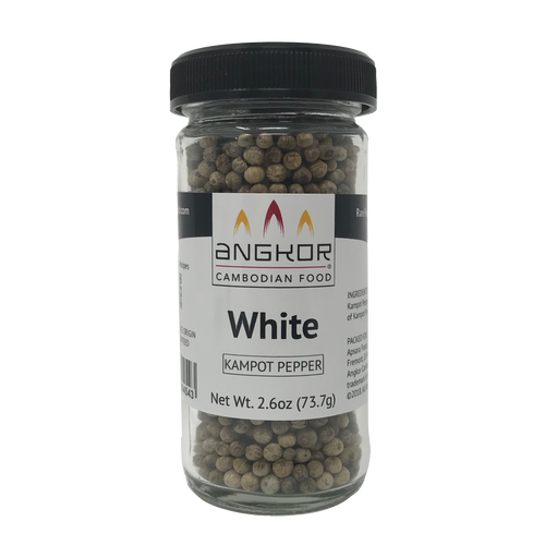 Angkor Cambodian Food White Kampot Pepper - 2.6 OZ 12 Pack