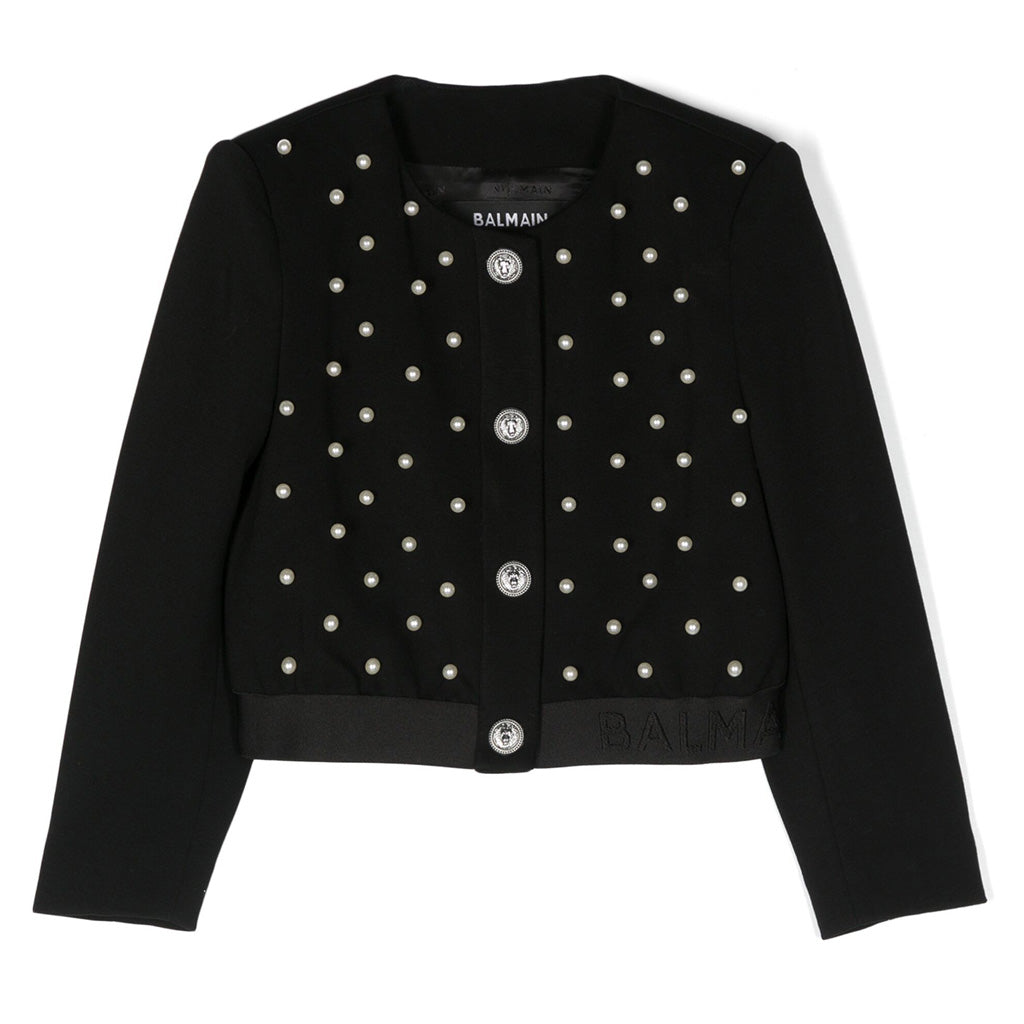 Balmain Kids Knit Jacket