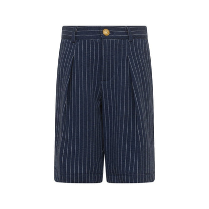 Balmain Kids Striped Pleated Tailored Shorts