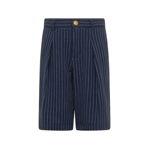 Balmain Kids Striped Pleated Tailored Shorts