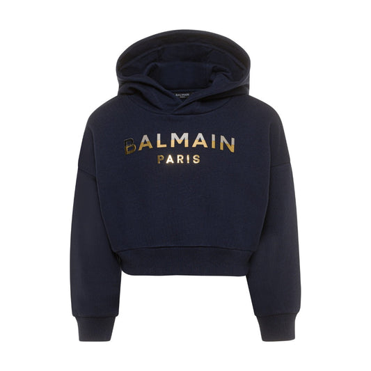 Balmain Kids Logo Sweat Hoodie