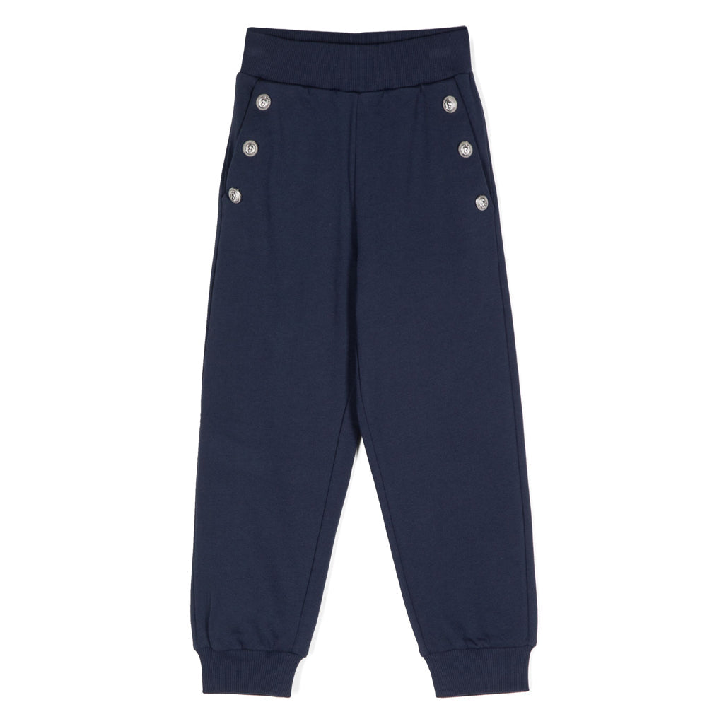 Balmain Kids Engraved Buttons Trousers