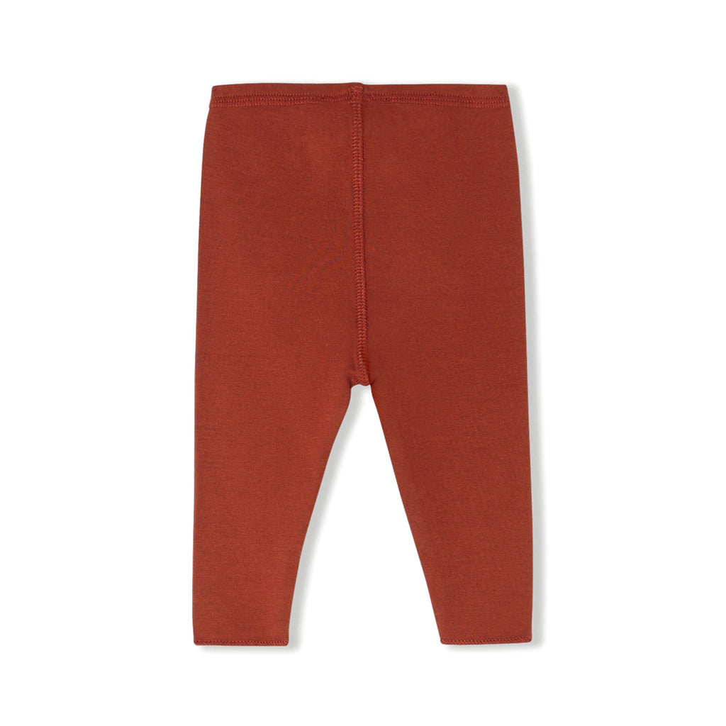 Bonpoint Andy Chestnut Cotton Leggings