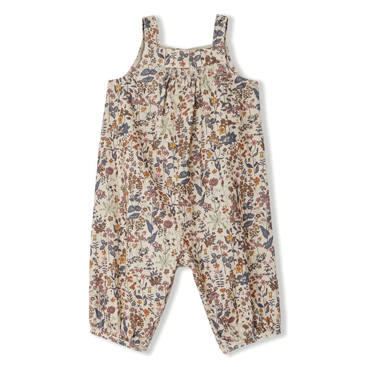 Bonpoint Nucci Overalls in Velvet Liberty Fabric