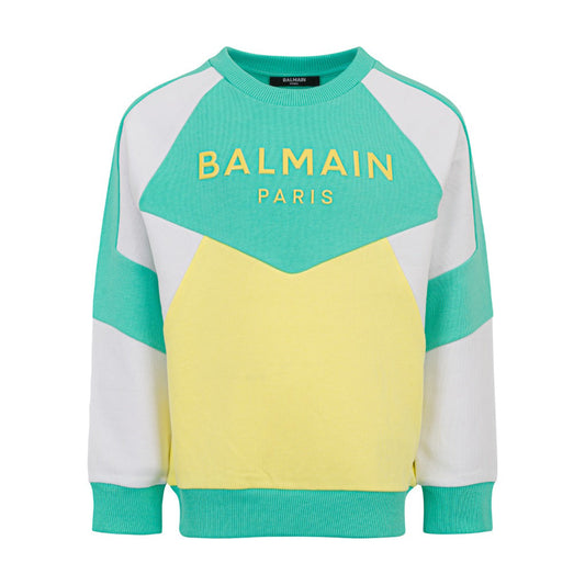 Balmain Kids Logo Fleece Sweatshirt