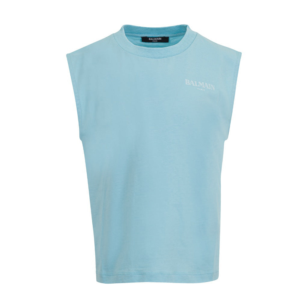 Balmain Kids Logo Tank Top