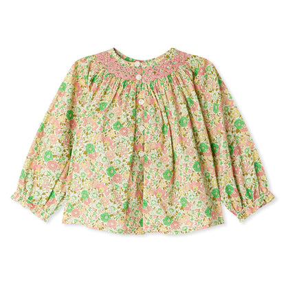 Bonpoint Griotte Smockee Blouse