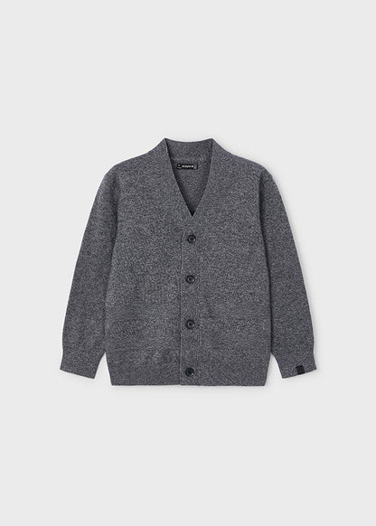 Heather Pencil Boys Knit Cardigan - Select Size