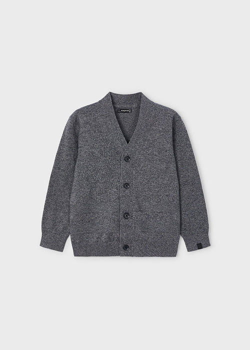 Heather Pencil Boys Knit Cardigan - Select Size