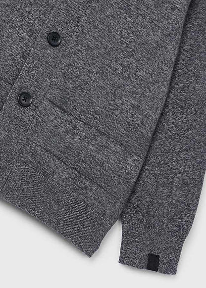 Heather Pencil Boys Knit Cardigan - Select Size