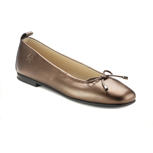 1570 - Bronze Square Front Ballet Flat for Girls