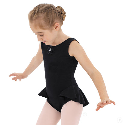 Flutter Skirt Girls Black Leotard - Select Size