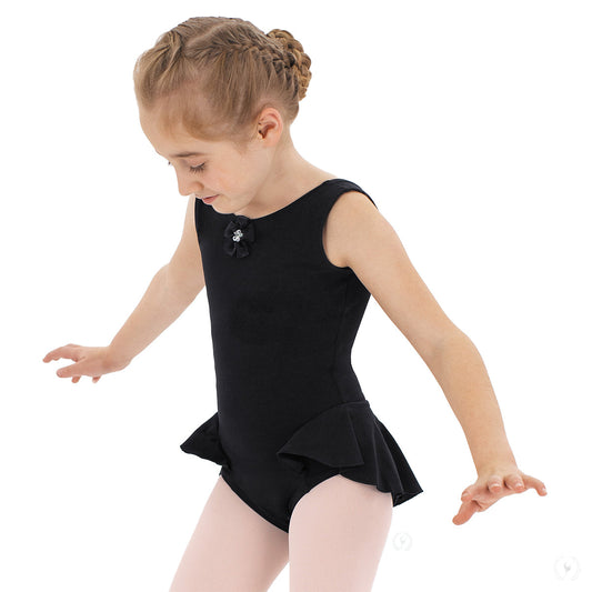 Flutter Skirt Girls Black Leotard - Select Size