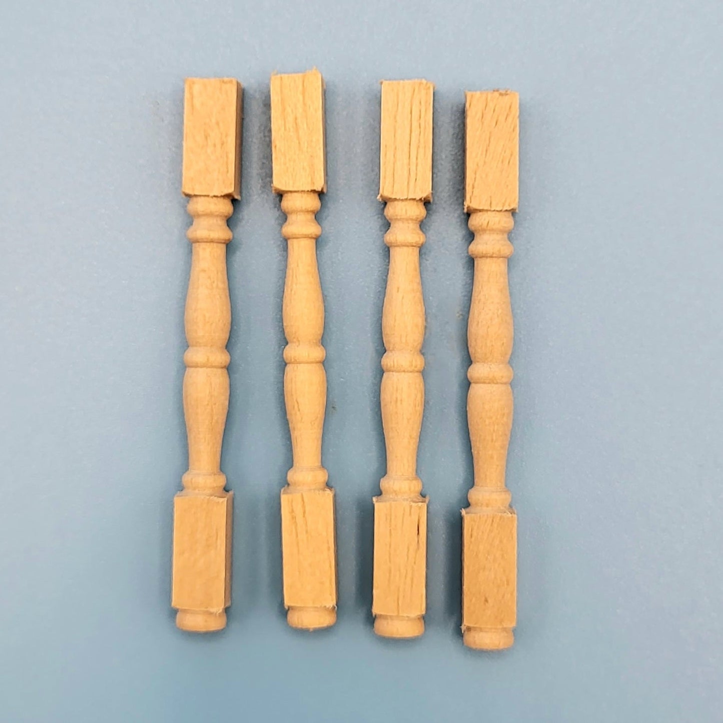 2 1/8" Long Legs - 4 Pieces - Houseworks #12011 - 1/12 Scale Miniature