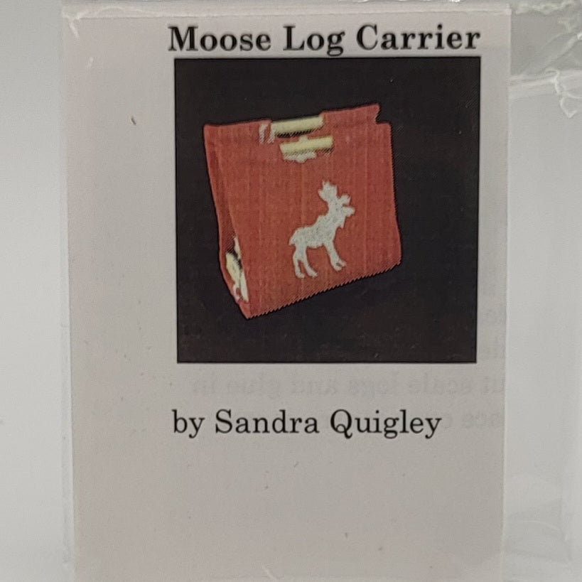 Moose Log Carrier Kit - 1/12 Scale Dollhouse Miniature