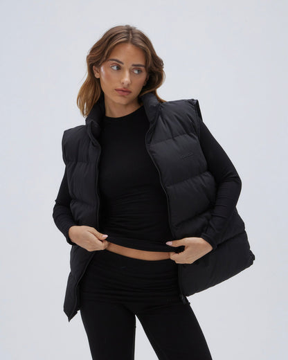 Boxy Gilet - Black